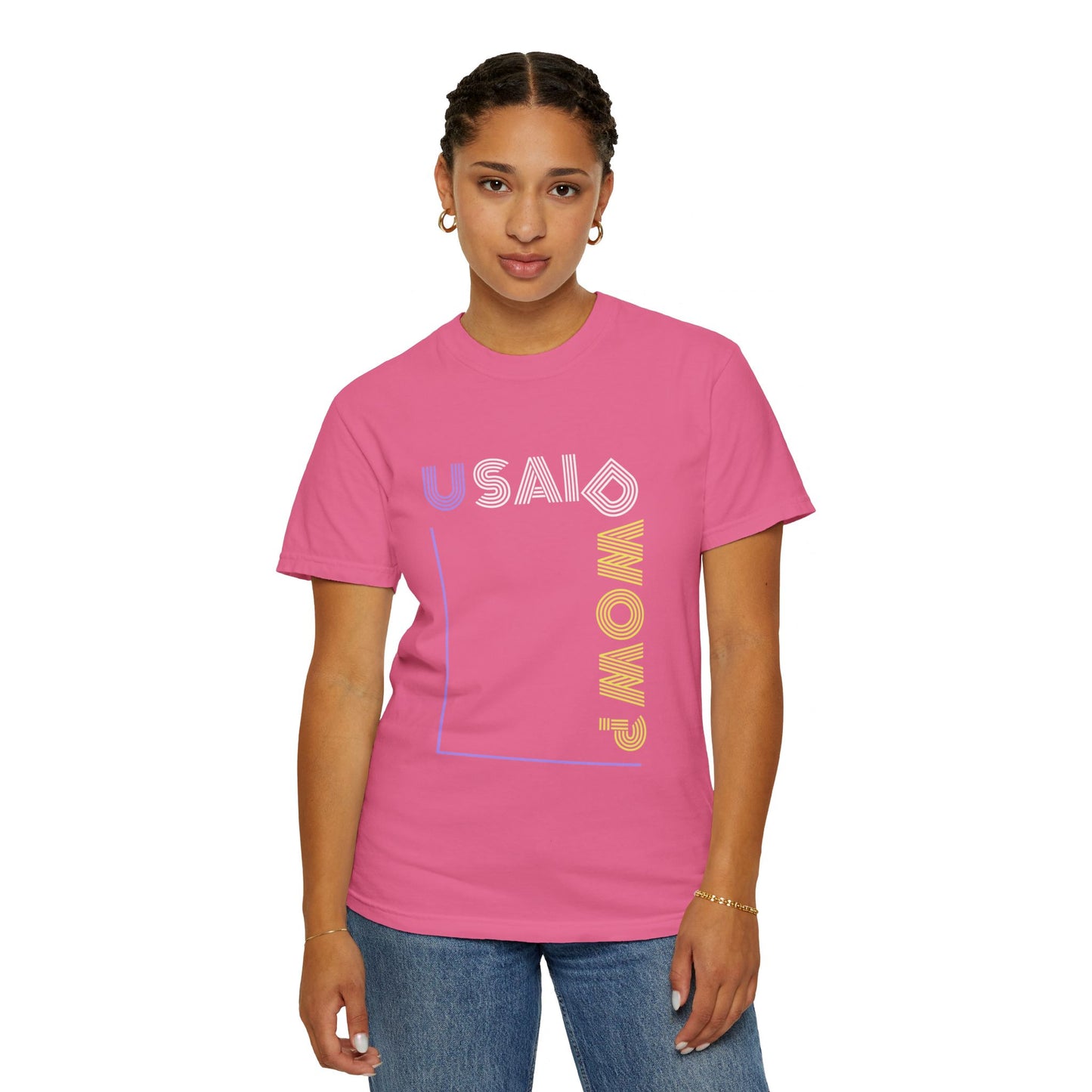 Women's T-shirt Garment-Dyed