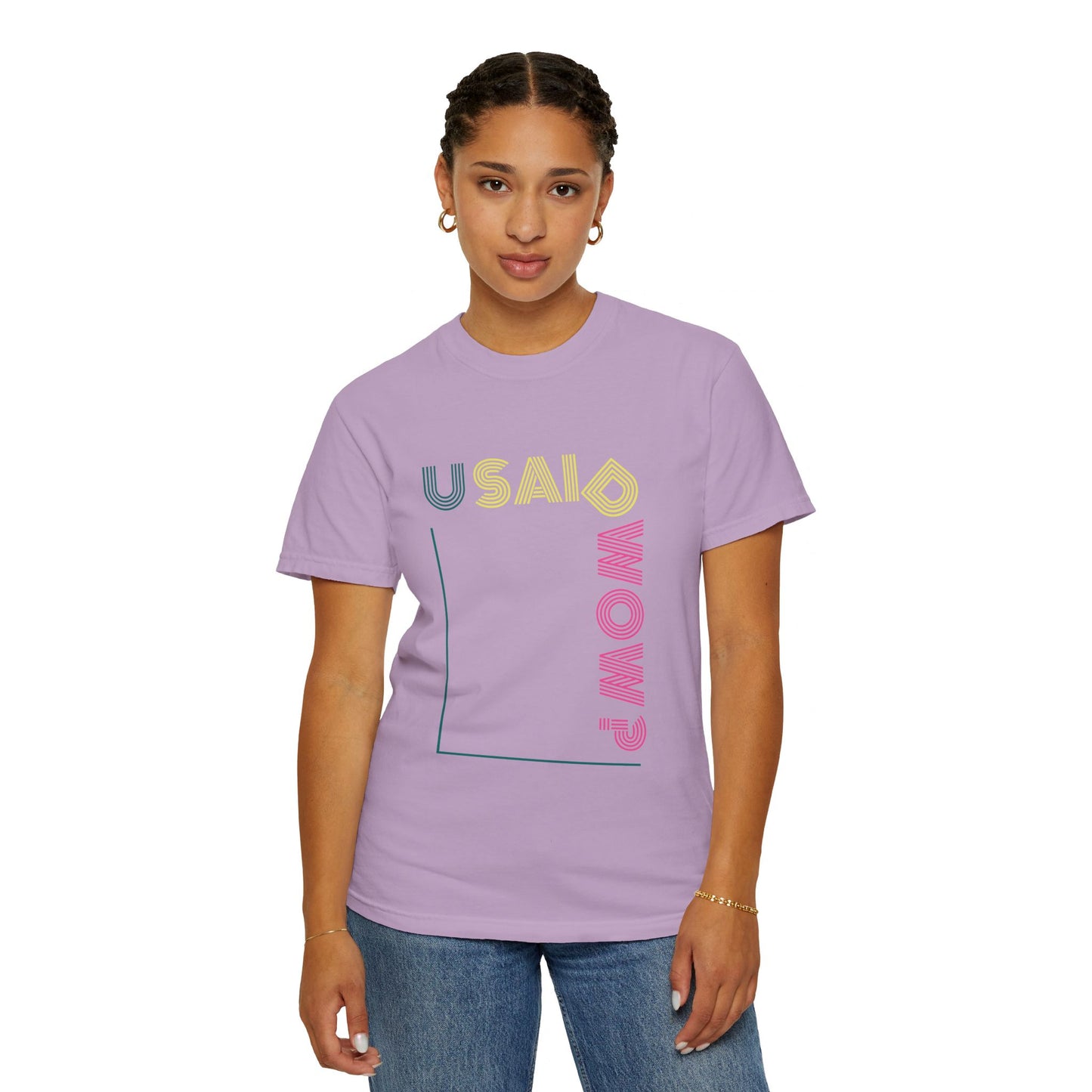 Women's T-shirt Garment-Dyed