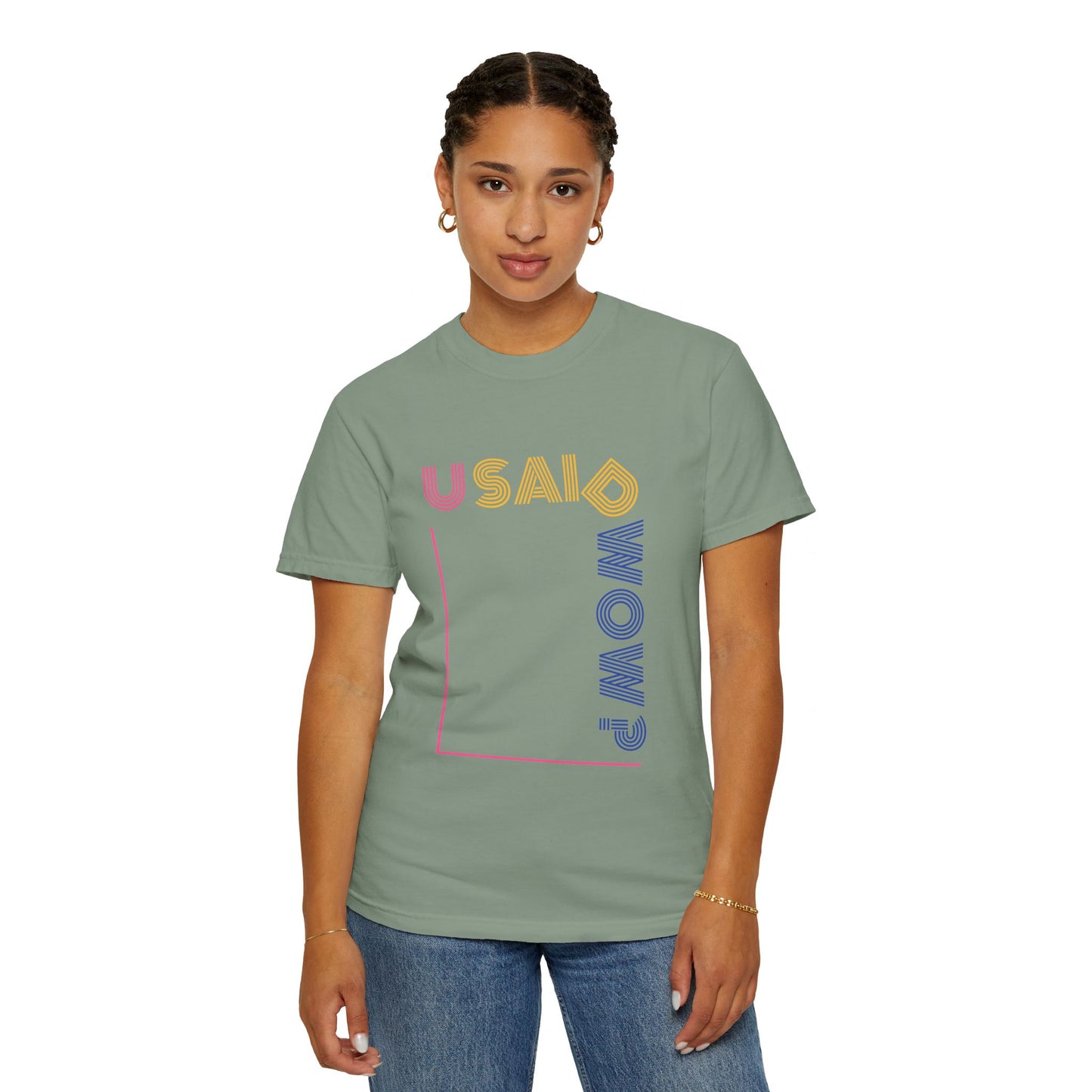 Women's T-shirt Garment-Dyed